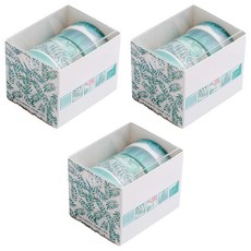 베네블 다꾸 데코레이션 마스킹테이프 5종 세트, 그린그래스, 3세트