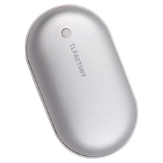 티엘팩토리 충전식 손난로, RY-HW5000, 티타늄실버