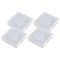 Ju and Ji 手機充電線收納器 簡約款, 4個, 半透明