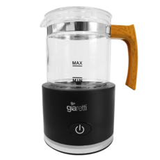 giaretti 珈樂堤 全自動冷熱奶泡機 冷/熱奶泡功能 加熱牛奶 304不鏽鋼杯底 高硼矽耐熱玻璃, GL-9121, 黑色