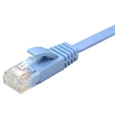 POLYWELL 寶利威爾 CAT6扁線 1Gbps RJ45 高速網路線 PW15-W59-A205, 3m, 藍色, 1個