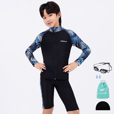 aquatica 兒童選手泳鏡防磨衣5件組AQAJZP24004