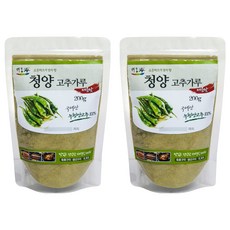 뫼달해 청양 고추가루, 2개, 200g