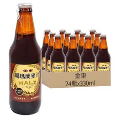 金車 噶瑪蘭麥汁, 330ml, 24瓶