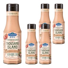 폰타나 사우전 아일랜드 드레싱, 250g, 5개