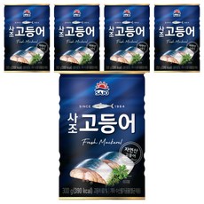 사조 고등어 통조림, 300g, 5개
