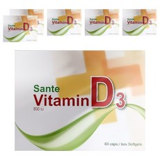 善得 維生素D3 800IU 軟膠囊, 60顆, 6盒