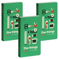 아이코닉 슬로우 핸디노트 104매, 04THETHINGS, 3개