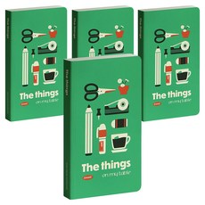 아이코닉 슬로우 핸디노트 104매, 04THETHINGS, 4개