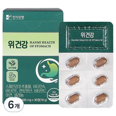 한미양행 위건강 스페인감초추출물 18g, 30정, 6개