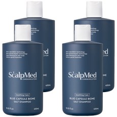 스칼프메드 블루 캡슐 바이옴 솔트 샴푸, 400ml, 4개