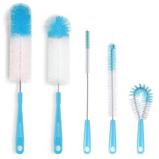 奶瓶清潔刷5件組, 混色, 1組