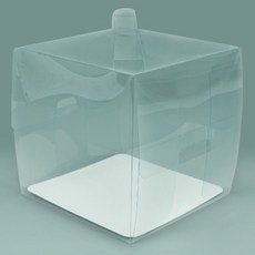 DesignPackage 迷你蛋糕盒組 150 x 150 mm, 透明, 50套