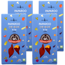 PAPAROO 輔食蔬菜粉, 地瓜, 4盒, 15g