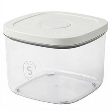 寵物密封儲糧桶, 透明色, 5L, 1個