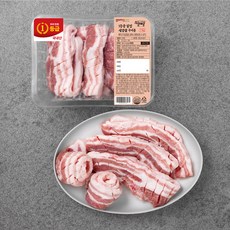 곰곰 1등급 칼집 삼겹살 구이용 (냉장), 1kg, 1개