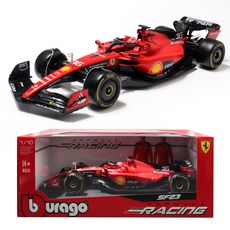 bbUrago 1:18 法拉利賽車 F1 SF23 #16 查爾斯·勒克萊爾 紅色, 1個, 16CharlesLeclerc