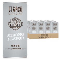 貝納頌 義式特濃拿鐵 24罐 210ml
