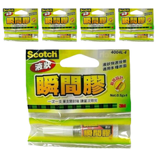 4004l-4 0.5gx4 液狀瞬間膠, 5包