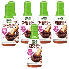 풀무원 저당 돈까스 소스, 285g, 6개