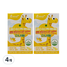 Babyrak 綜合維他命礦物質錠片, 60顆, 4盒