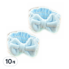 블럭마트 세안 밴드 빅리본, 블루, 10개