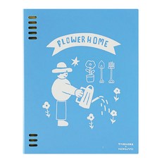 KOKUYO 國譽 TYAKASHA聯名8孔活頁本U罫 A5, 藍色, 1個