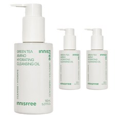 이니스프리 그린티 수분 아미노 클렌징 오일, 150ml, 3개