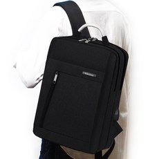 Marco Polo USB充電後背包 MP3205, 黑色的