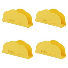 에듀플레이 굿베이비룸 고정 받침대, 옐로우, 4개