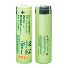 Panasonic 可充式鋰電池 尖頭 3300mAh 45g, 2個, 1組