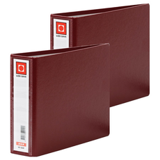 Lan CHYn 連勤牌文具 D型卡夾 2孔, 紅色, 2個