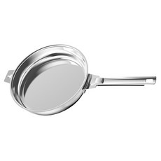 THANKFUL 膳夫 鋼好鍋系列 不鏽鋼煎鍋組 含可拆手柄, 不鏽鋼煎鍋 + 可拆手柄, 1組