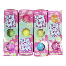 Dorothy STATIONERY 三重粘土蒸球 3 件 x 4 件套, 混色