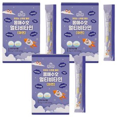 Momaesuho 孩童綜合維他命果凍條 15包入, 225g, 3盒