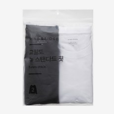 마인드브릿지 남녀공용 고밀도 순면 긴팔 티셔츠 MATS0110 2p