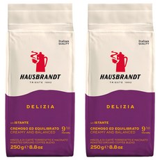HAUSBRANDT DELIZIA 咖啡粉, 2個, 1個裝, 250g