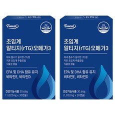 Funeat 超臨界rTG Omega-3魚油膠囊, 30.66g, 2組