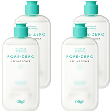 OBge 포어 제로 필링 토너, 310ml, 4개