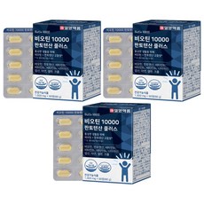 일양약품 비오틴 10000 판토텐산 플러스, 60정, 3개