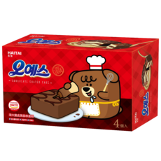 HAITAI 海太 脆皮黑森林蛋糕 4包, 120g, 1盒