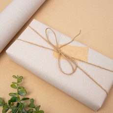 좋은기븐 단면 컬러 크라프트 포장지 10m, 화이트, 1개