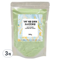 비니코틀렌 가루 거품 입욕 파우더 자스민민트향, 300g, 3개