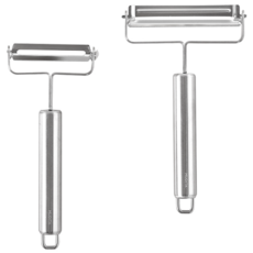 Ribbon J MUDITA 全不鏽鋼切片器 標準款 + 加寬款 兩件組, 單一顏色, 1套