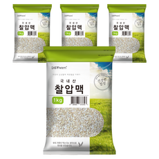 DGFARM 韓國產糯麥, 1kg, 4包
