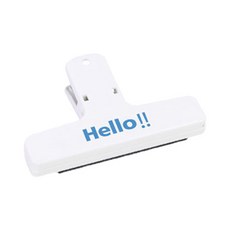 PDS家居裝飾 HELLO 磁鐵夾, 白色