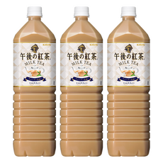KIRIN 麒麟 午後紅茶 奶茶 香醇濃郁 溫潤療癒 不甜膩, 1.5L, 3瓶