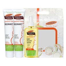 PALMER'S 孕婦保濕潤膚霜禮盒組 156g 2入+撫紋油, 1套