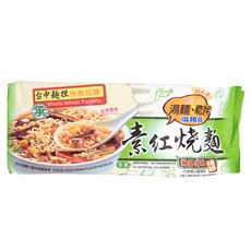 承昌食品 素紅燒全麥快煮拉麵 全麥麵粉 未漂白小麥麵粉 素食體質適用, 400g, 1包