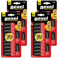 SM Bexel 鹼性AA電池, 24入, 4個